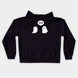 Halloween Uhh Ghost Kids Hoodie